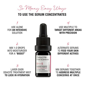 Gr+G | Oily/Acne Prone • Grapeseed Grapefruit Serum Concentrate - Odacite Sweden