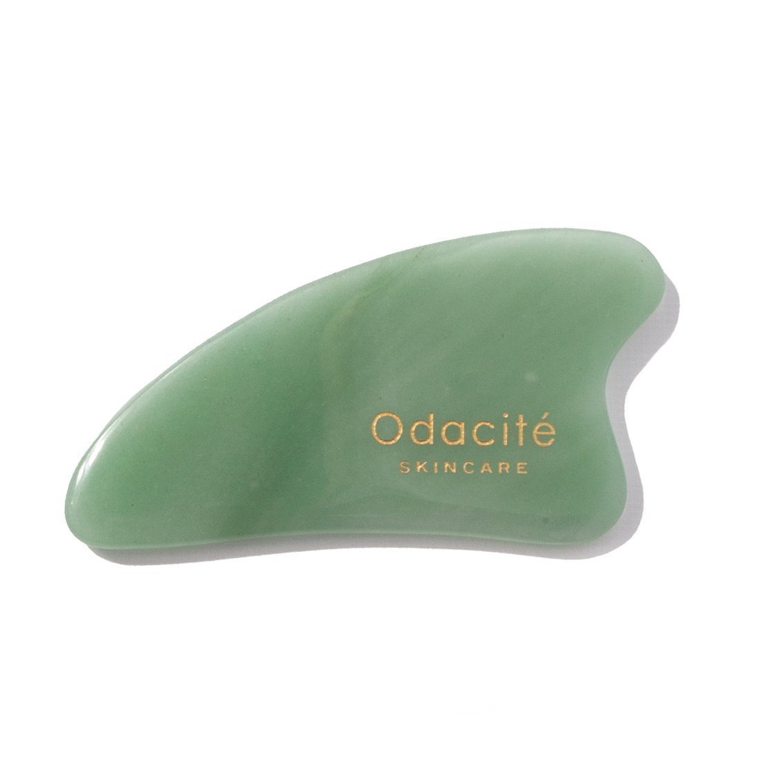 Crystal Contour Gua Sha • Green Aventurine Beauty Tool - Odacite Sweden