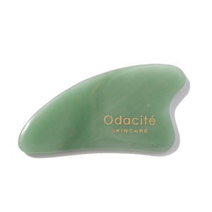 Crystal Contour Gua Sha • Green Aventurine Beauty Tool - Odacite Sweden