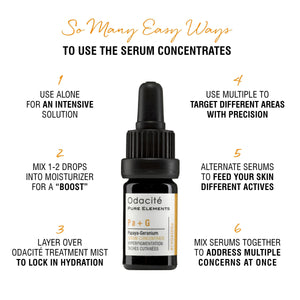 Pa+G | Hyperpigmentation • Papaya Geranium Serum Concentrate - Odacite Sweden