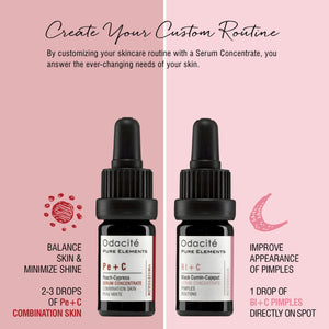 Pe+C | Combination Skin • Peach Cypress Serum Concentrate - Odacite Sweden