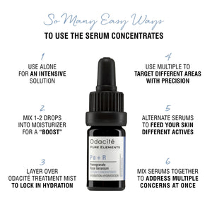 Po+R | Hydration • Pomegranate Rose Geranium Serum Concentrate - Odacite Sweden