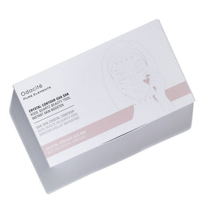 Crystal Contour Gua Sha • Rose Quartz Beauty Tool - Odacite Sweden